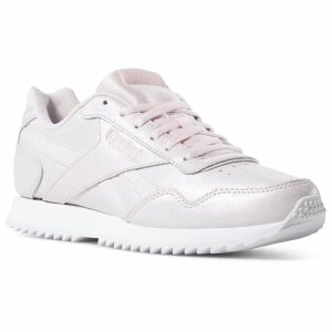 Reebok Royal Glide Ripple Turnschuhe Damen - Rosa/Weiß - DE 067-YKD